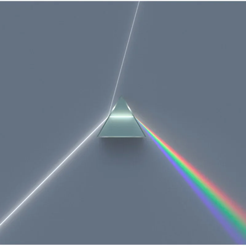 Regenbogen Maker Dreieckige Prisma Wissenschaft Experiment Optische Glas Optisch-spektroskopische Licht Physik Lehre Kinder Pädagogisches Spielzeug