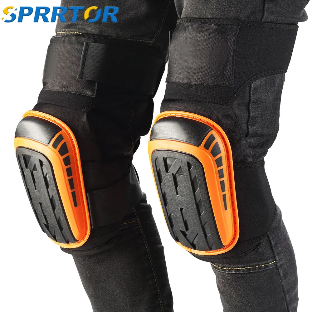 1Pair Knee Pads for Flooring and Roofing Work Kneepads With Soft Foam Padding Cushion,No-Slip Stabilizer,Double Straps Clip roofing