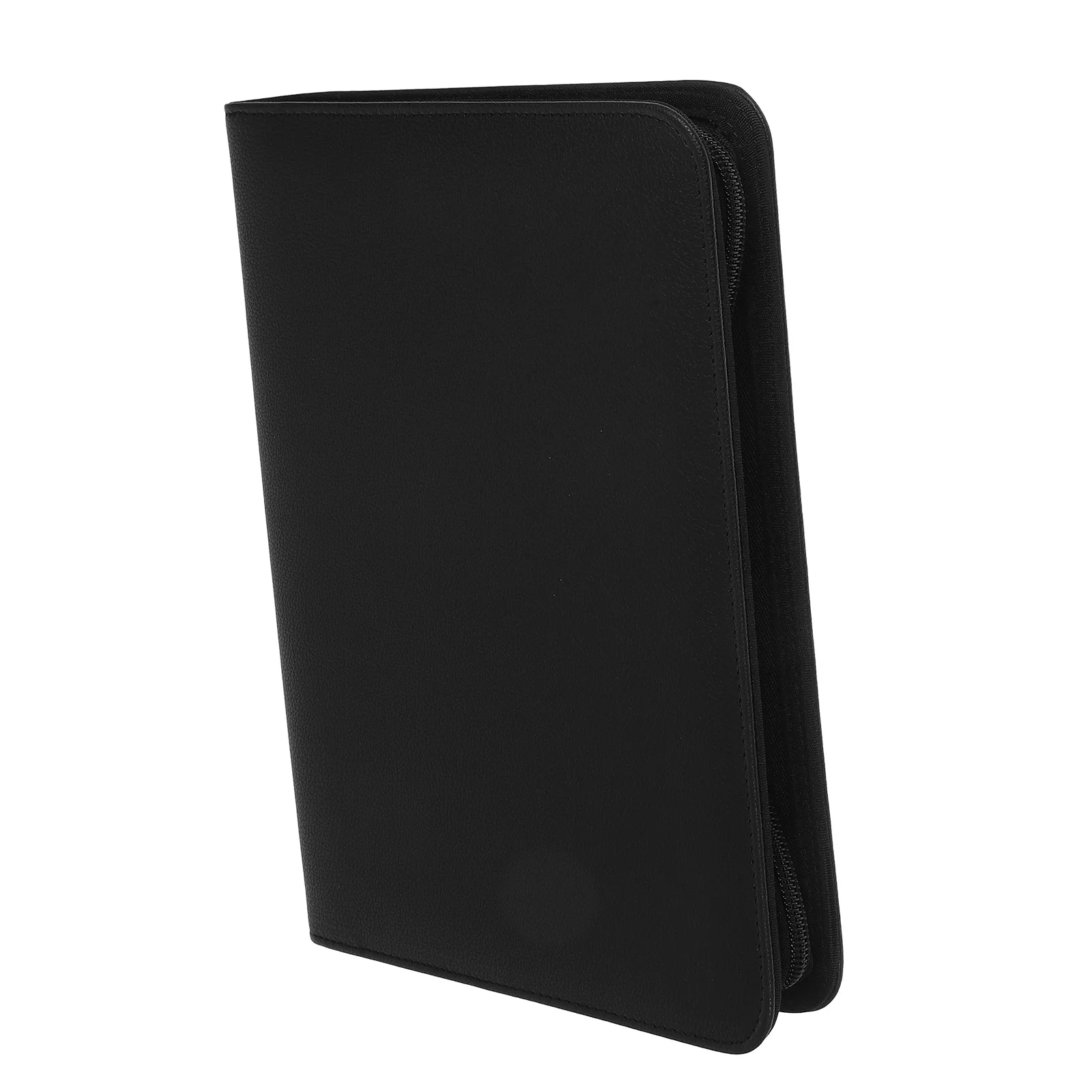 

Black Blueprint Holder Zipper Artist Portfolio Folder Briefcase Binder Large Capacity PU Secure Closure Business