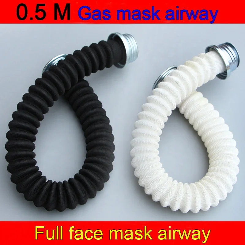 0.5m universal air pipe against spray paint full face gas mask breathing tube