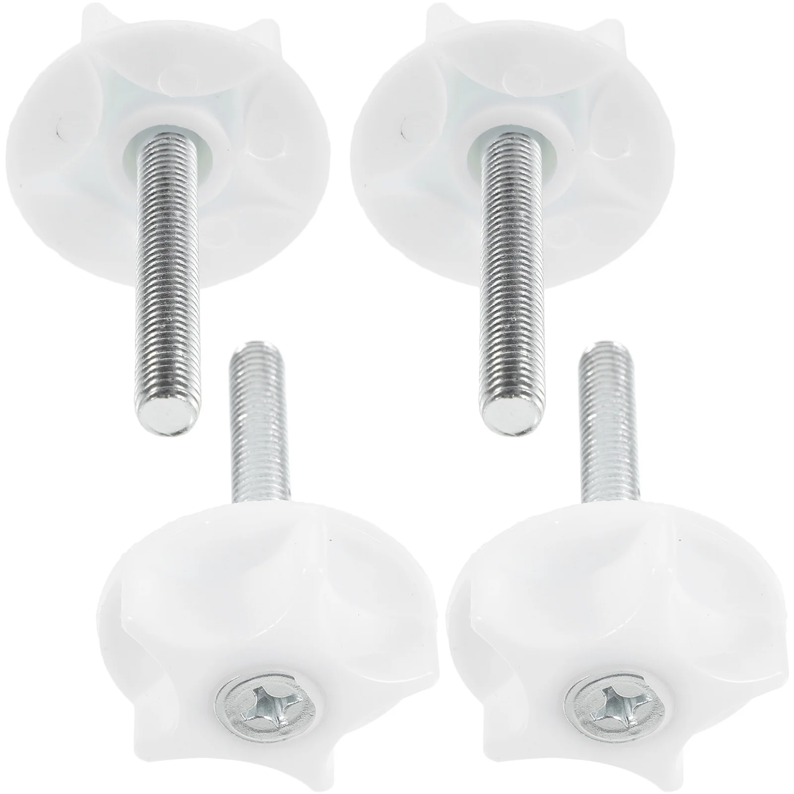 

4Pcs Bed Headboard Fixings M8 Screw Set Heavy Duty Rust Resistant Firm Support for Most Beds Quick Assembly No Tools Needed