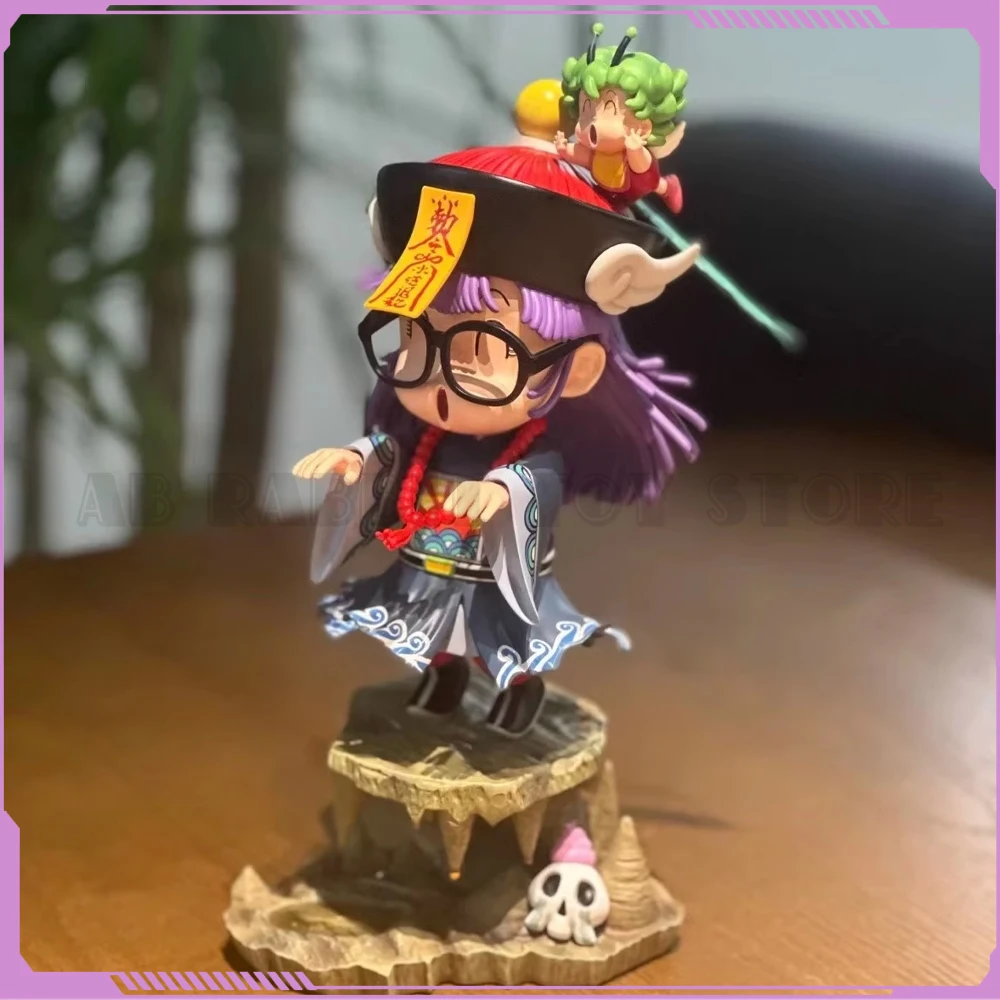 Arale Anime Figure 23cm IQ Doctor Arale Cosplay Zombie Figures Cute Arale Statue Collect Decor Model Doll Kid Birthday Gifts Toy