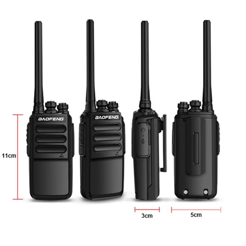 Baofeng-ポータブルウォーキートーキーBF-C3,クラシック双方向ラジオ,5W,2800mAh,400-470mhz