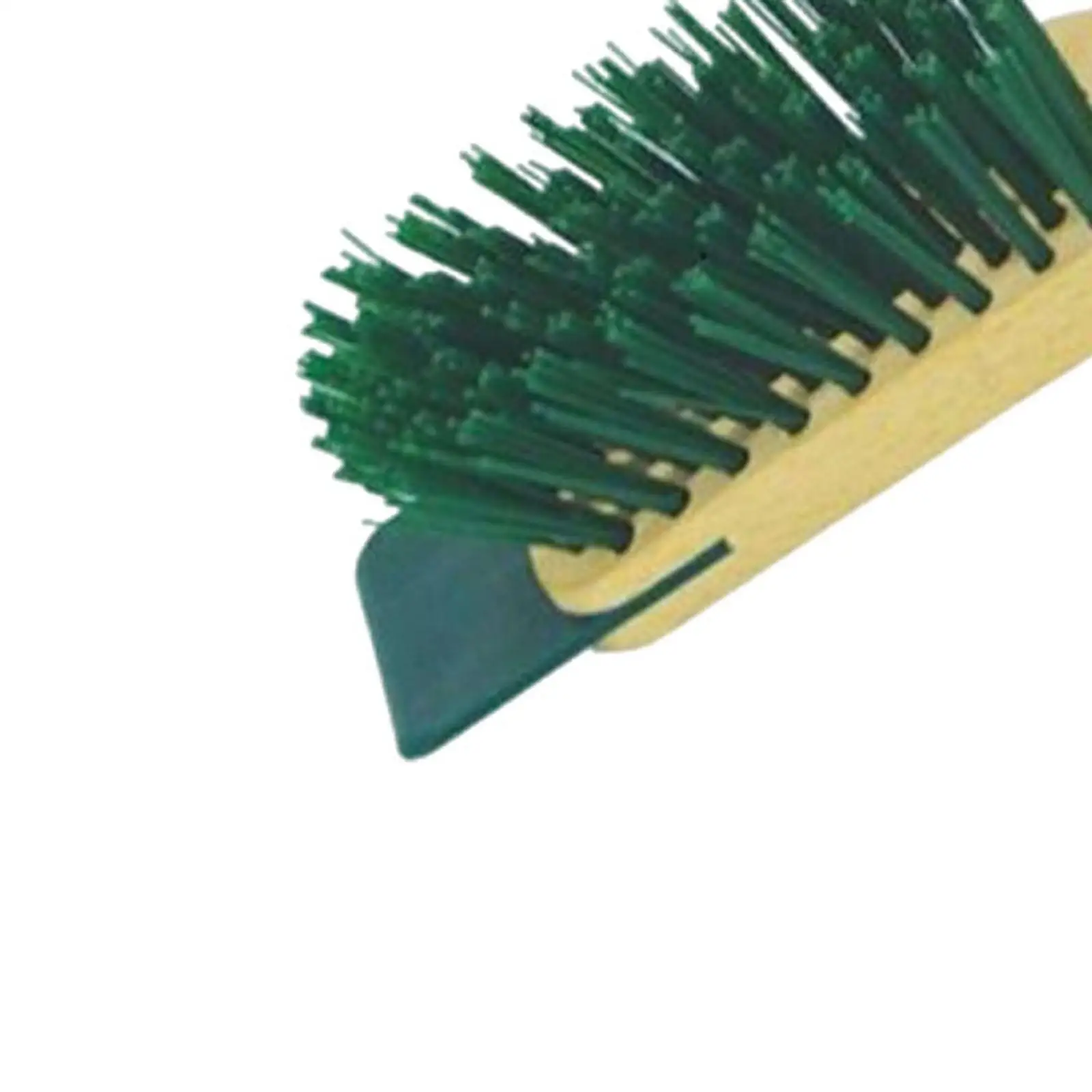 Escova para cortador de grama, resistente, raspador ao ar livre, conveniente, portátil, universal, cerdas rígidas, limpador de cortador de grama, escova de esfrega