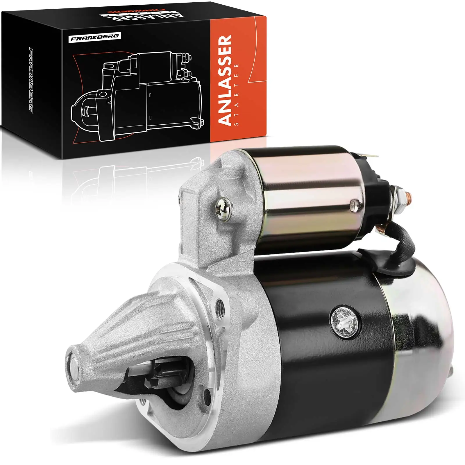 Frankberg 1x Startmotor voor Hyundai Accent I II Sedan Coupe Elantra Getz Lantra Wagon Mitsubishi 36100-11150