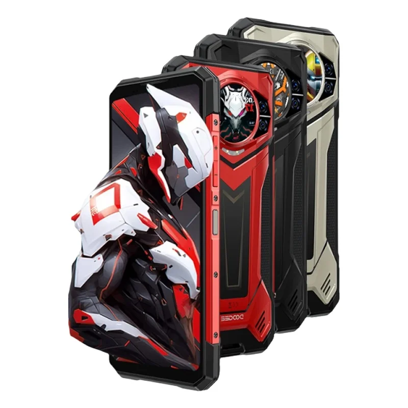 World Premiere DOOGEE S200 Plus 5G AI Rugged Phone Dimensity 7300 1.32" Rear Display 12+512GB 6.72'' 10100mAh Battery Smartphone