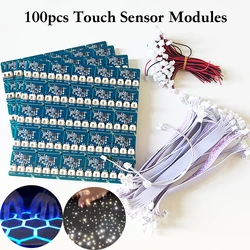 100pcs/lot Touch Sensor Switch for Luminous River Table Controller DIY Starry Sky LED Light Strip Sensing Module DC2A 5V 12V 24V