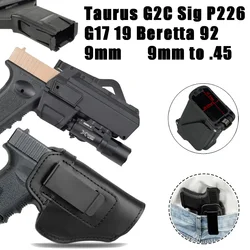 9mm Universal IWB OWB Gun Holster Loader For Taurus G2C Sig P226 SP2022 Glock 17 19 23 26 Beretta 92 Concealed Hunting Holster