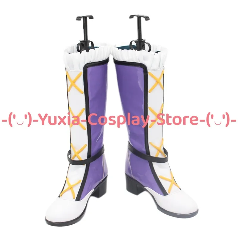 ¡Yuxiacosplay! Chouno Maika-zapatos de Cosplay, accesorios de personajes del juego de Anime, botas de cuero PU, disfraz de fiesta de Carnaval y Halloween