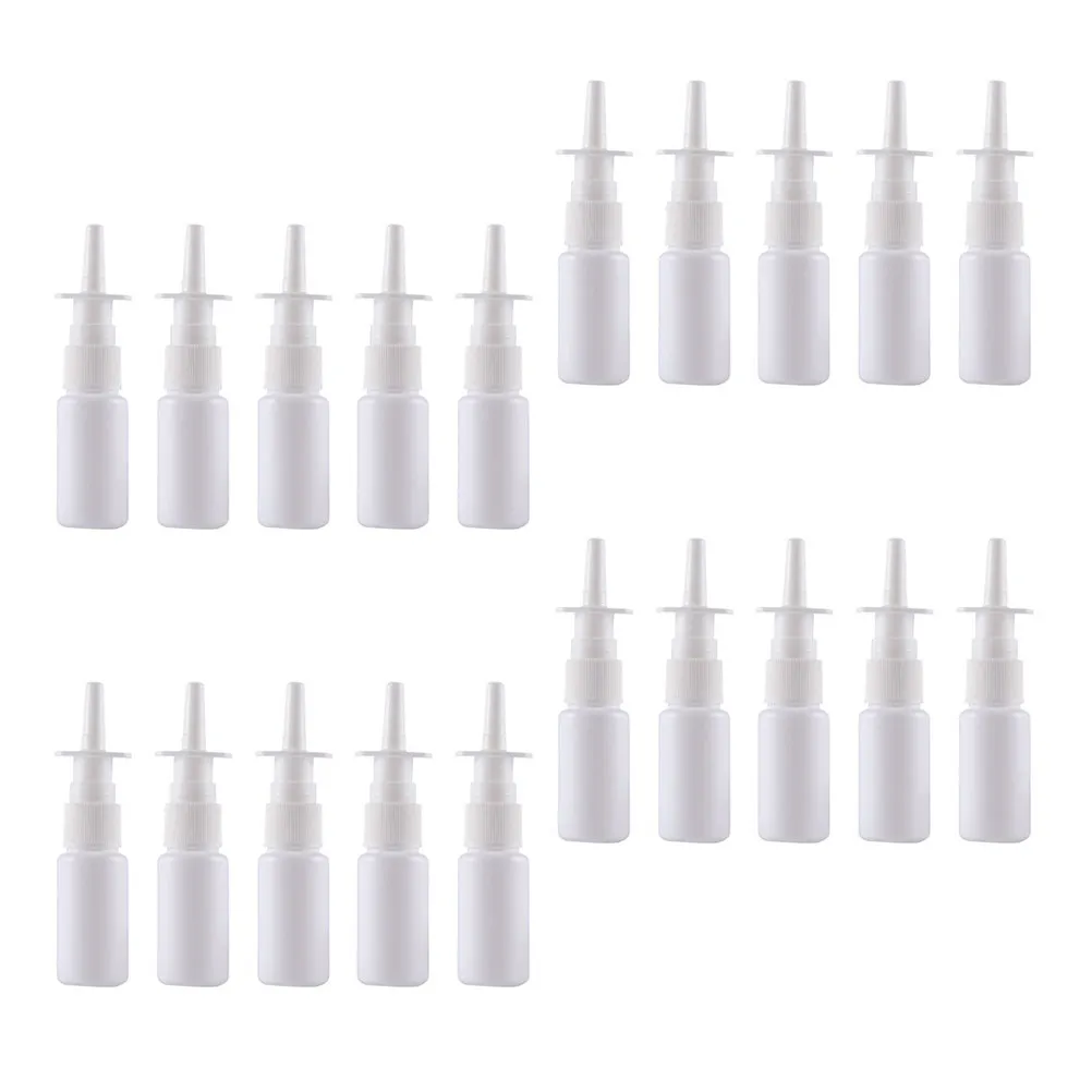 20Pcs Nasal Spray Bottles Small Bottle Traveling Bottles Refillable Eco Friendly Spray Bottle for Nasal Spraying Gym Toiletry
