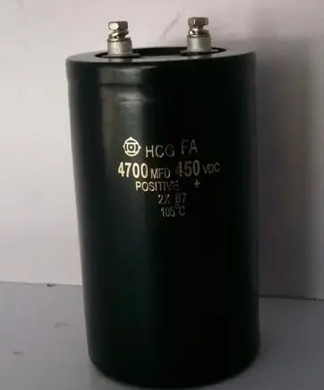 

4700mfd 450vdc line cutting frequency converter capacitor screw electrolytic capacitor 4700uf 400wv