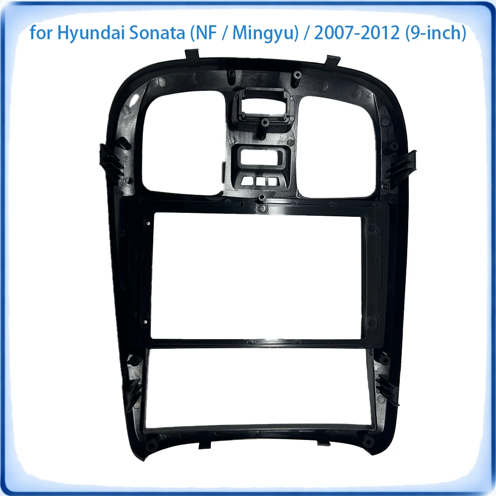 Car Radio Fascia Frame For Hyundai Sonata MISTRA 2007-2012 9 inch Wiring Harness Power Cable Car Accessories Plug & Play