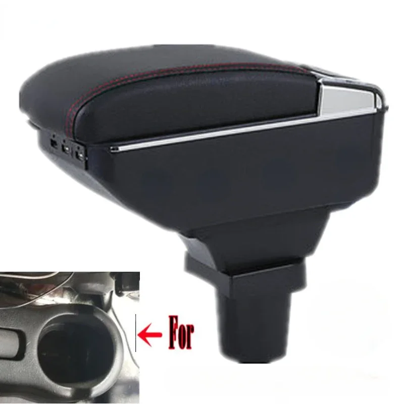 

NEW Car Armrest For VW Up 2009 - 2020 Arm Rest 2010 2011 2012 2013 2014 2015 2016 Center Console Storage Box USB Charging