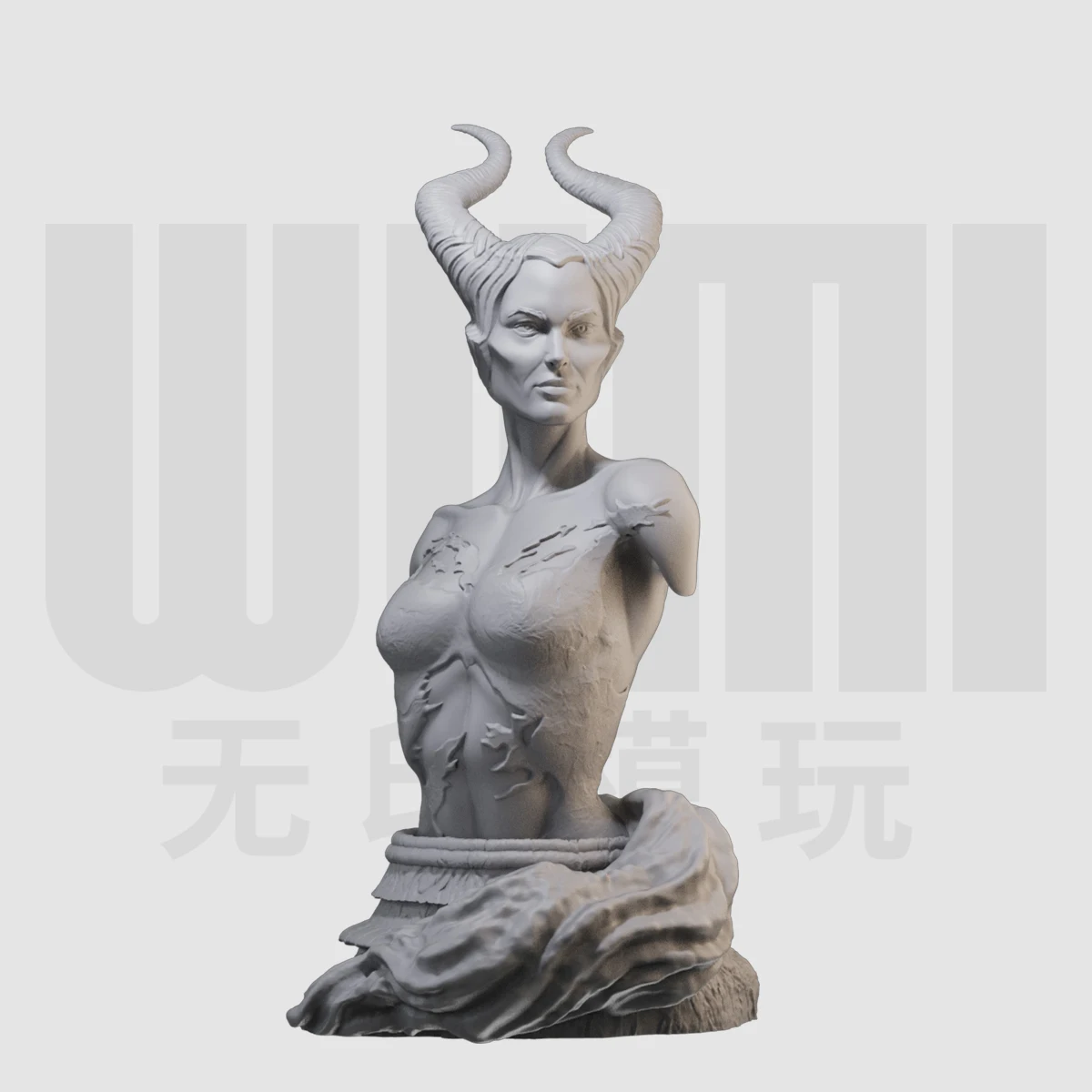 1/10 bust 577 GK resin white mold figure model