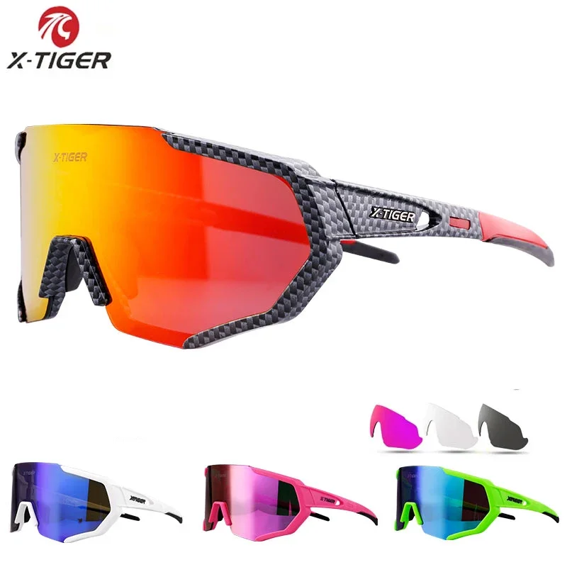 X-TIGER Polarized Cycling Glasses UV400 Cycling Sport Running Fishing Sunglasses MTB Bike Racing Photochromic Bicycle  Eyewear