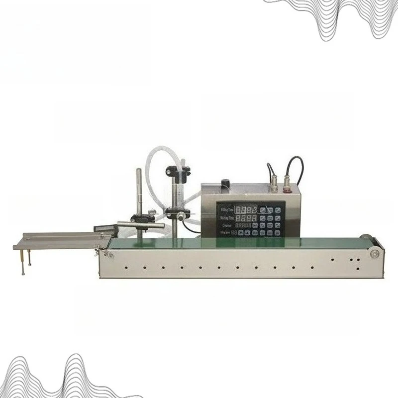 

5ml-4000ml Digital Liquid Filling Machine Automatic Conveyor Peristaltic Pumps Bottle filling machine LSX-6000