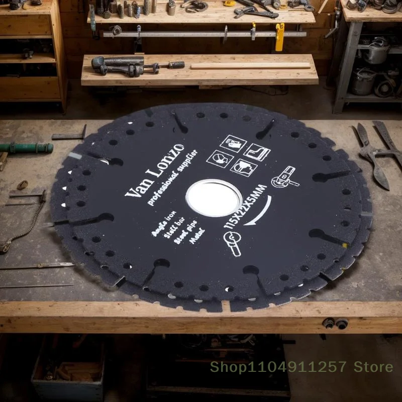 115mm 125mm Metal Cutting Diamond Plate Diamond Saw Blade Cutting Disc Suitable For Iron Steel Rods Metal Sheets Aluminum