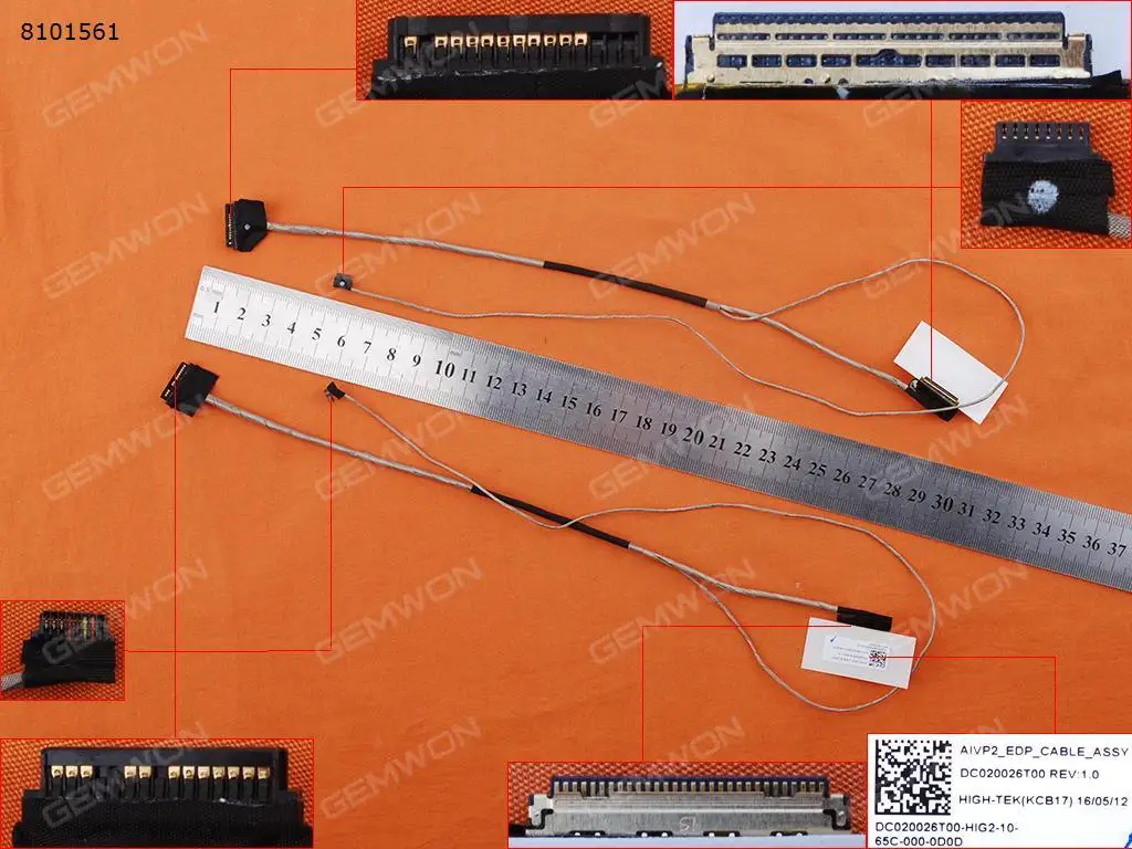 

Кабель для ЖК-экрана ноутбука Lenovo IdeaPad 100-15IBY 100-15 100-14 15,6 "30Pin