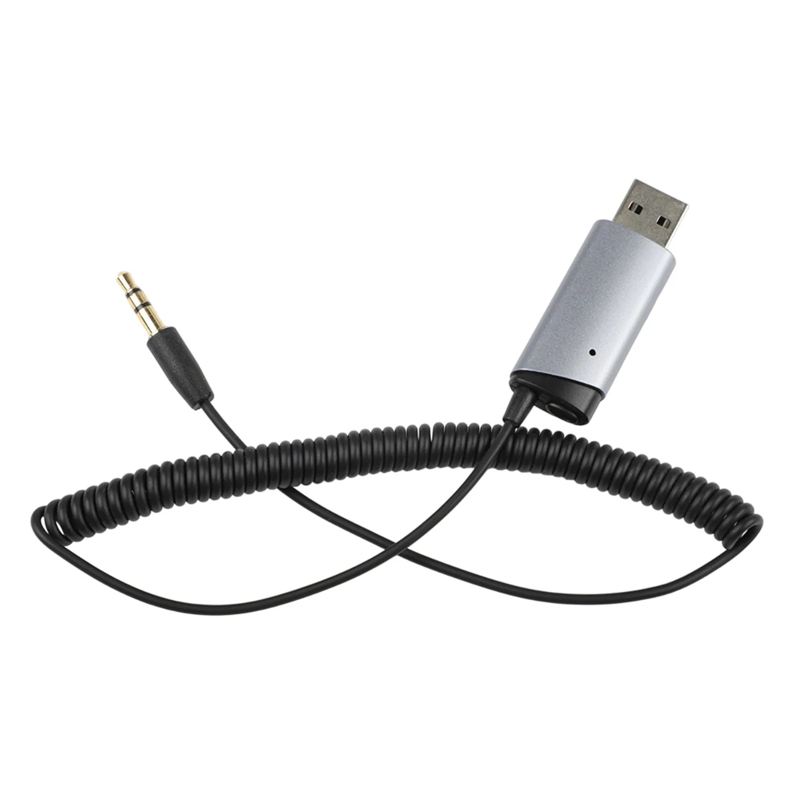 Condução no carro entretenimento dongle de áudio sem fio multi-função adaptador de controle de música receptor estéreo construção de liga de zinco