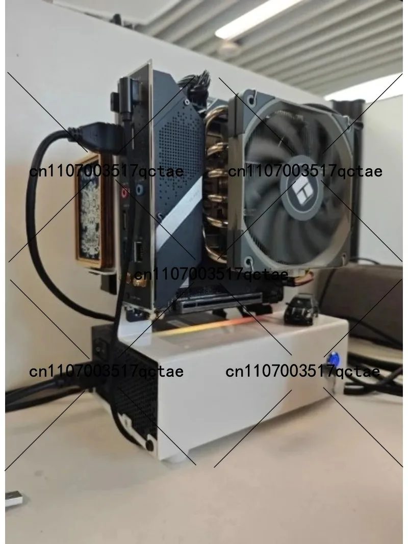 Open Frame Mini Case, Portable Host Chassis, Simple and Elegant Design for Sea View Room Setup