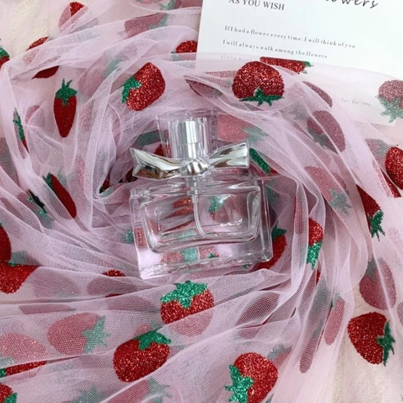 

Strawberry Theme Birthday Table Runner Strawberry Birthday Decoration Mesh Table Runner Strawberry Party Supplies Baby Shower