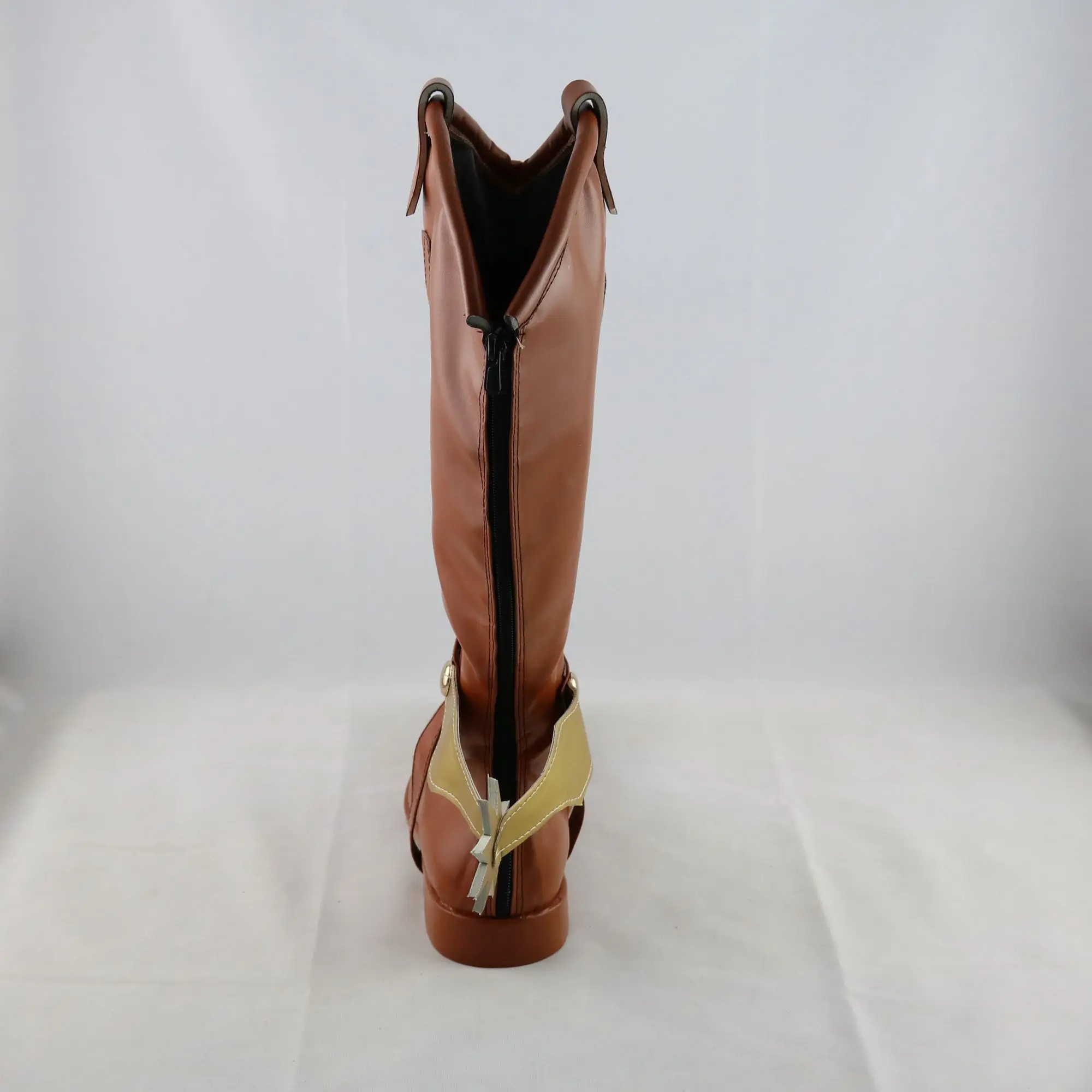 Toy Story Woody Cosplay Schuhe Braune Mittelkalb Stiefel Halloween Maskerade Karneval Performance Party Kostüm Requisiten für Erwachsene