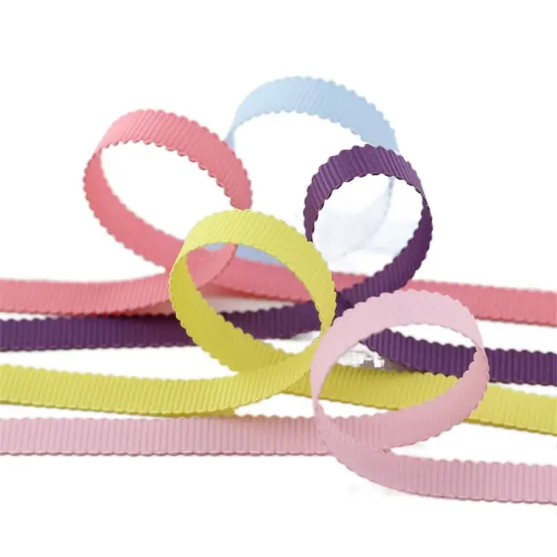 5yards/lot 10/12/16/20mm Pinkycolor Cotton Ribbon