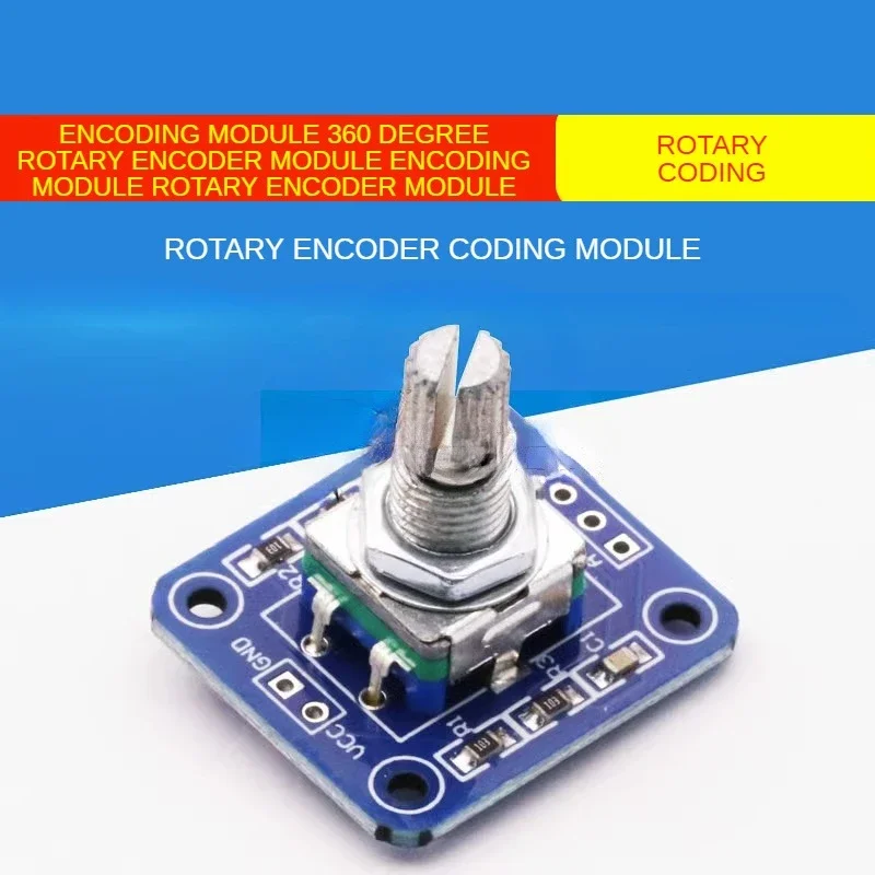 2PCS 360 Degree Rotary Encoder Module  EC11 Car Navigation Audio Volume Adjustment Potentiometer