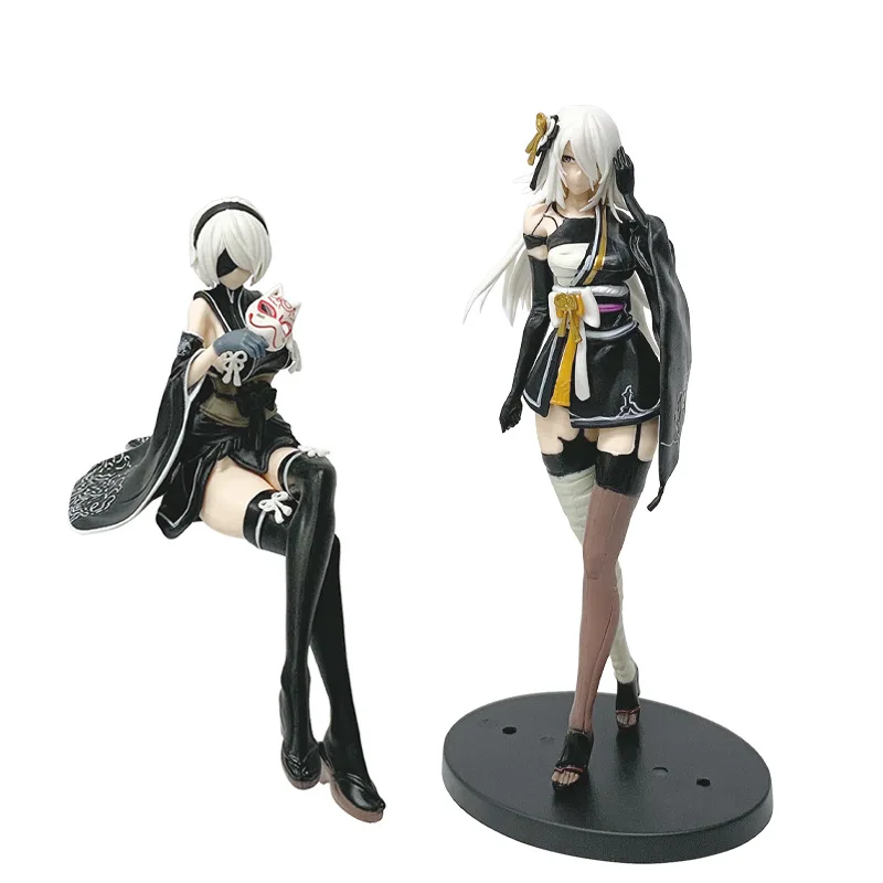 Figura de Anime Yorha No.2 Tipo B Ver1.1a Modelo A No.2 Kimono, Figura de Acción Coleccionable, Juguete, Regalo de Cumpleaños para Niño