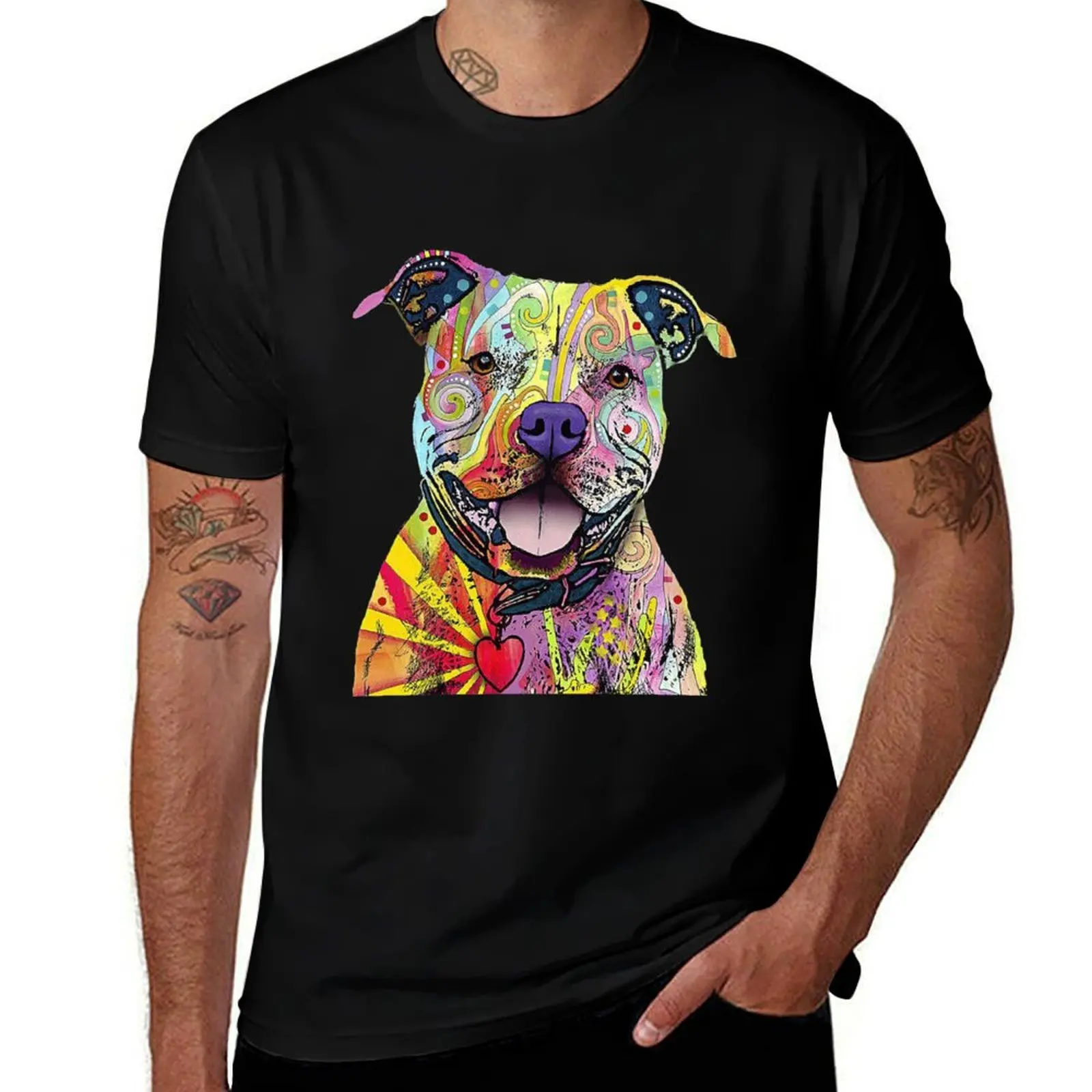 

PitBull T-Shirt men t shirt cotton 100% man t shirt designer T-Shirt