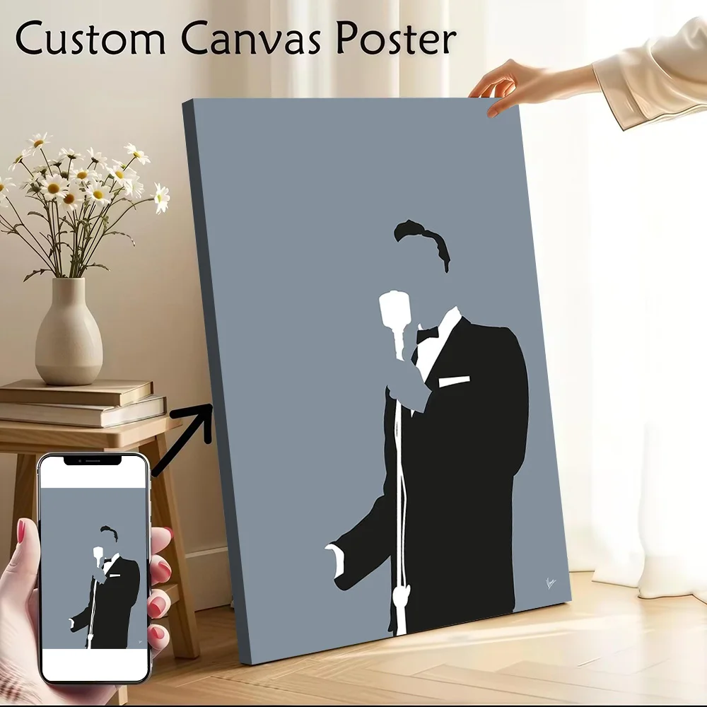 No247 Nat King Cole Canvas Wall Art Poster Custom Wall Paintings Personalized Photo Printing for Bedroom Accessories Home Decor