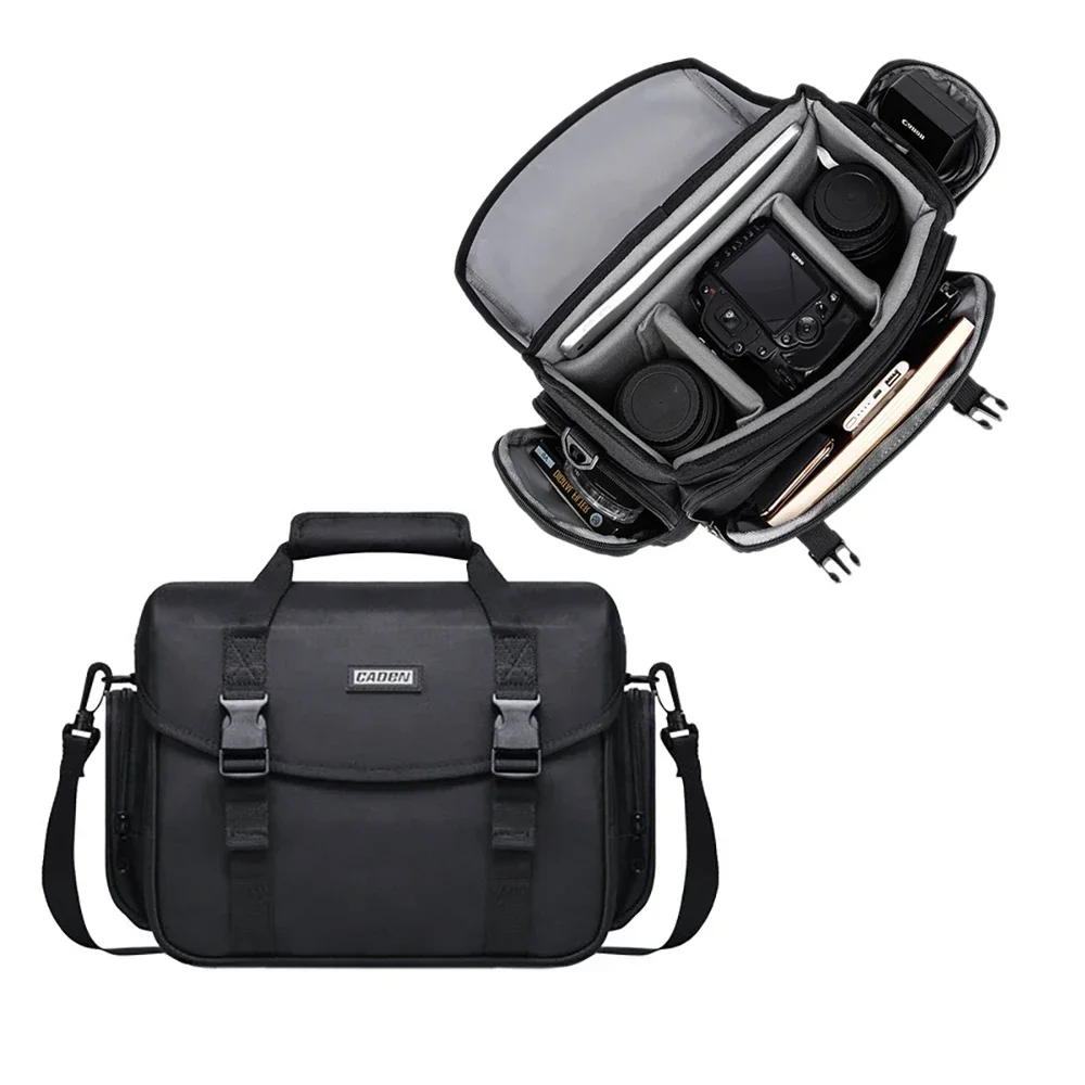 Dslr Camera Tas Polyester Schouder Camera Case Voor Etui Waterdichte Fotografie Foto