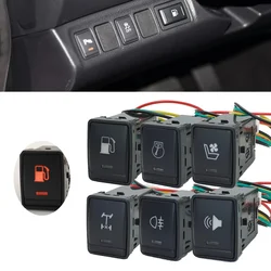 For Nissan X-Trail T32 2014 Qashqai J11 2015 Car Fuel Tank Air Pump Seat Ventilation Fan Rear Diff Fog Light Horn Volume Switch