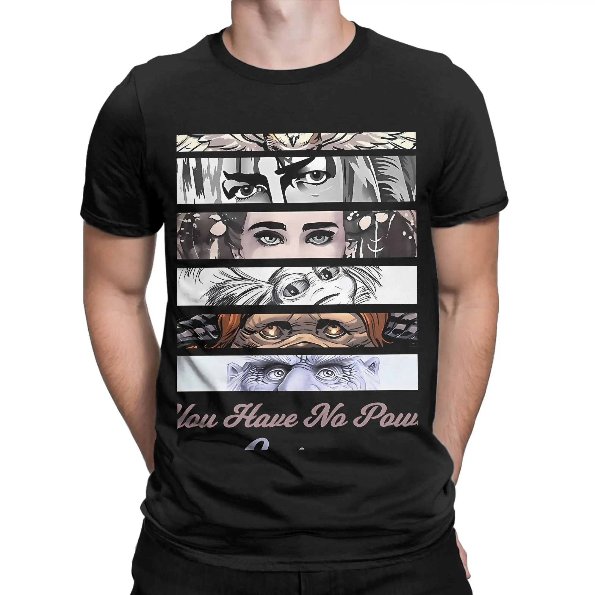 Labyrinth All Eyes poster Funny Graphic 100% Cotton T-Shirt Labyrinth Tees Tops For Men
