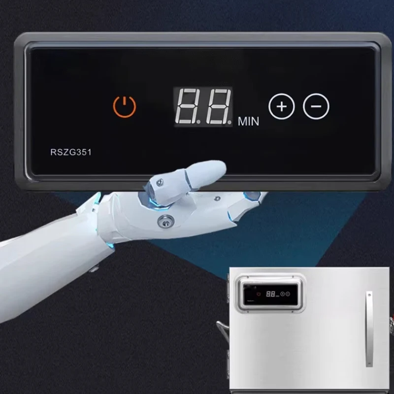 Vaporera eléctrica de acero inoxidable, olla vaporera comercial de 2/3 niveles, vaporera eléctrica para alimentos con temporizador para cocinar carne al vapor.