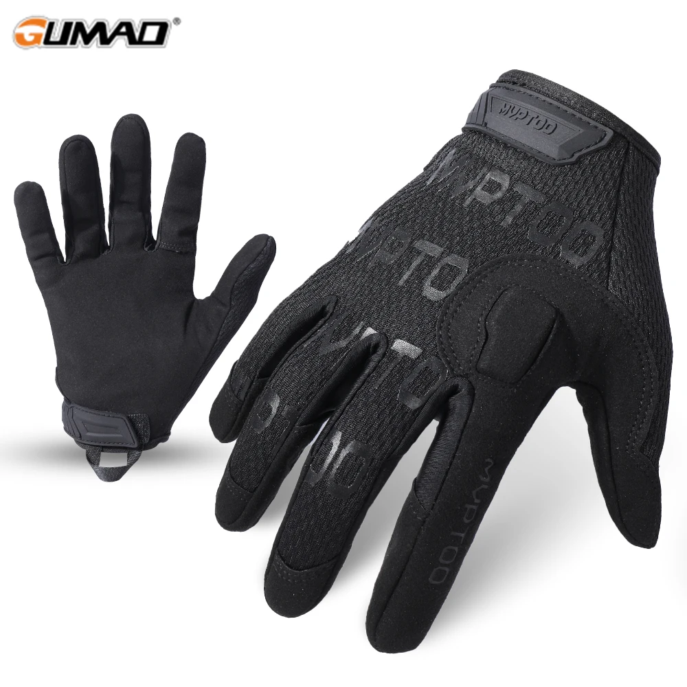 Touch Screen Hunting Gloves Full Finger Breathable Lightweight Outdoor Sports Gloves for Hiking Camping Cycling Work Men