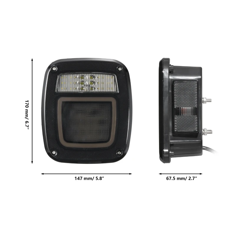 2 шт./комплект, 83 светодиода