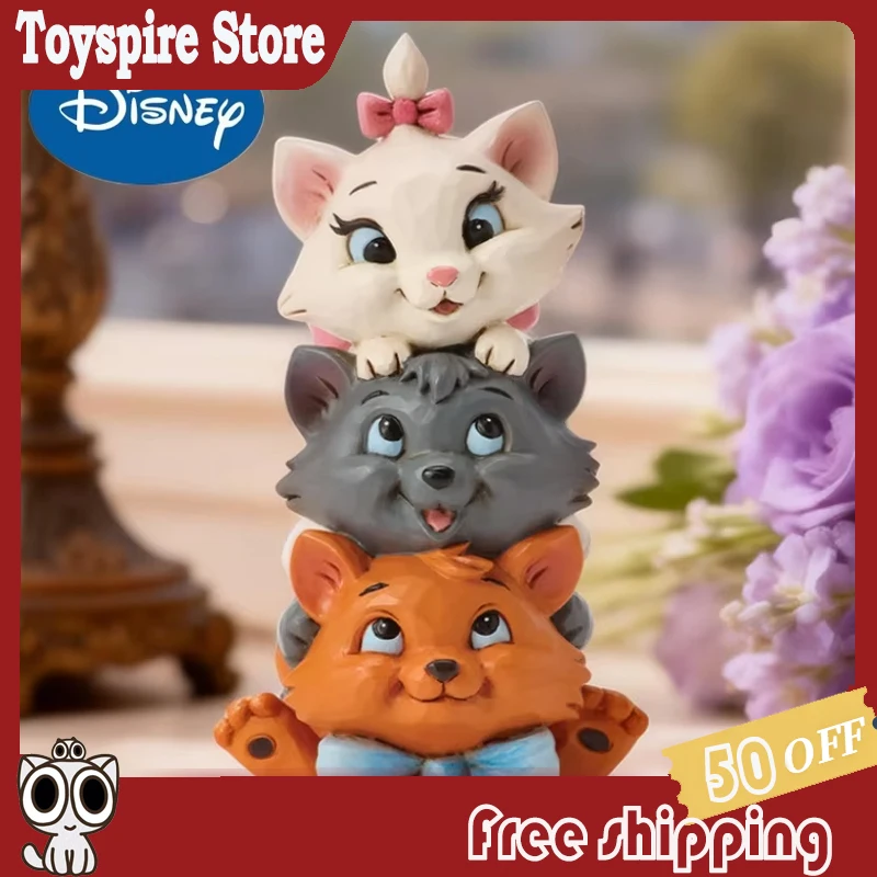 

Оригинальная фигурка кошки Мари из мультфильма «Аристокоты» от Disney, трендовая коллекционная фигурка, аниме-модель из ПВХ, статуэтка, украшение, игрушка, подарок