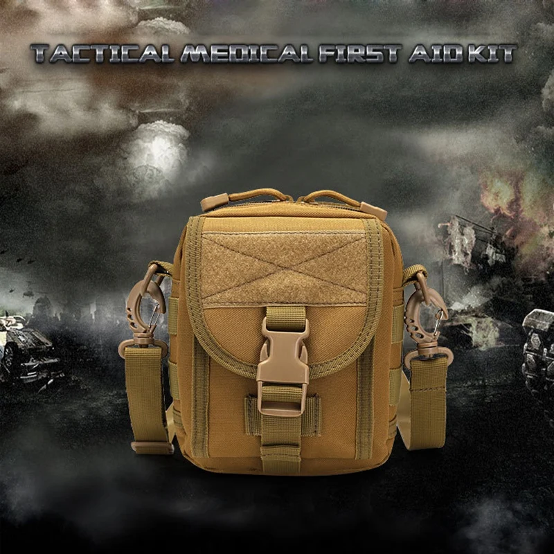 NEW-Molle Messenger Camouflage Crossbody Bag Nylon Single Shoulder Chest Pack Sling Bags For Hiking And Traveling