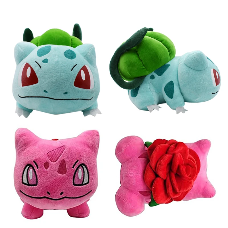 

20cm New Pokemon Rose Bulbasaur Plush Doll Anime Cartoon Flower Bulbizarre Stuffed Toy Birthday Gift For Kids Children