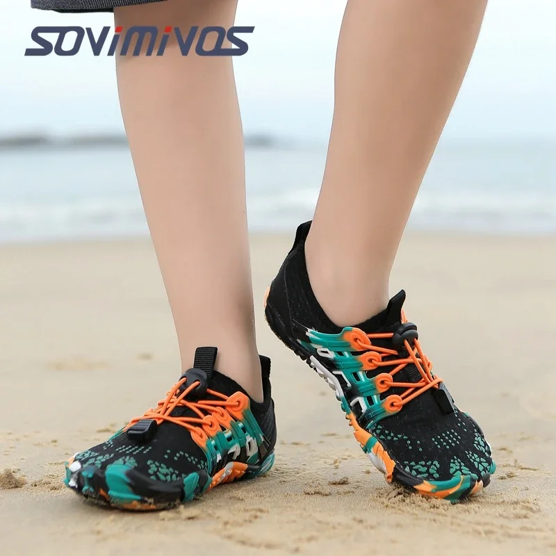 Buty boso mężczyźni kobiety sporty wodne Outdoor Beach para buty do wody pływanie szybkoschnący trening sportowy siłownia obuwie do biegania