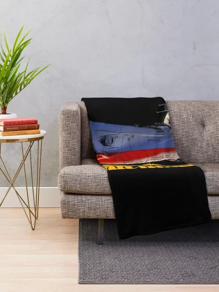 Star Blazers Throw Blanket Flannels Decorative Throw for sofa Giant Sofa Blankets