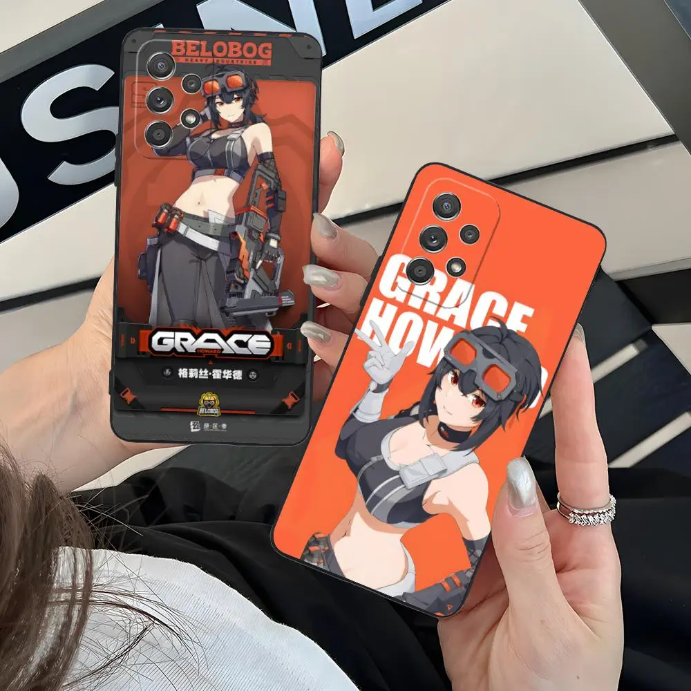 

ZZZ Grace Howard Phone Case for Samsung Galaxy M55 54 42 35 34 33 32 23 22 15 14 13 12 F55 5G Colour Protective Pretty Luxury