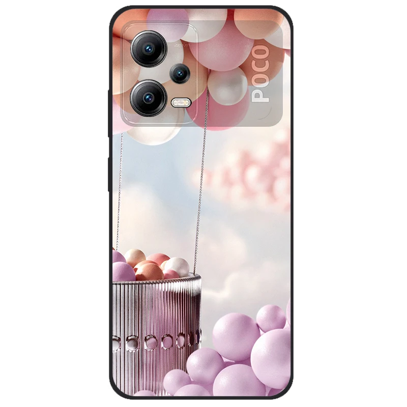 For Xiaomi Poco X5 5G Case 2023 Silicone Shockproof Soft TPU Phone Cover For Xiaomi Poco X5 Pro Funda POCOX5 X5Pro Capa Cartoon