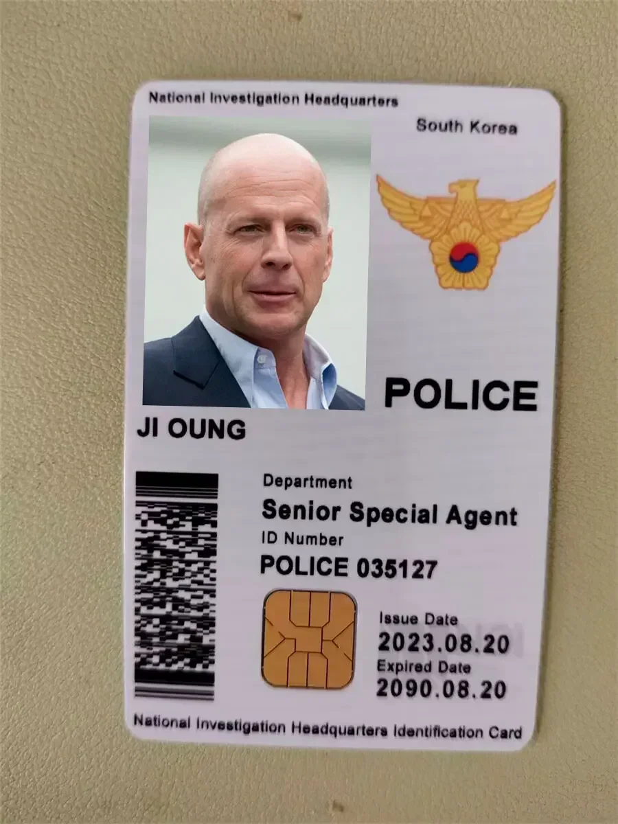 

Customization of COS Identity Game Prop Cards by the Korean Investigation Bureau