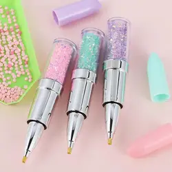 Lipstick Shape Drill Pen Stylish Ergonomic Plastic Cute Diamond Painting Pen for Painting Cross Stitch Sewing Crafts Accessories