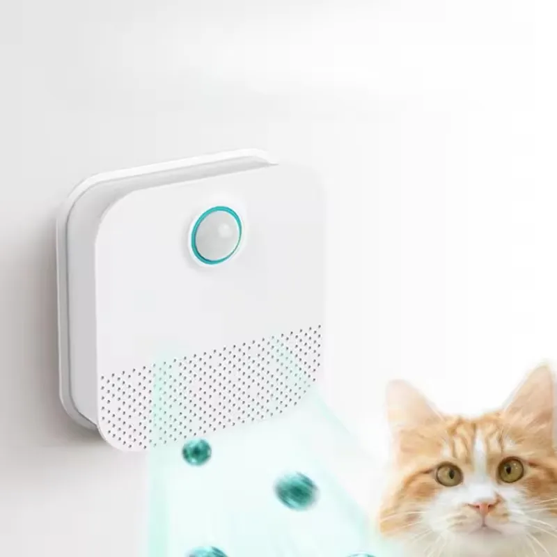 

2025 popular smart cat litter odor purifier, cat litter box deodorizer, dog litter deodorizer, pet toilet air purifier