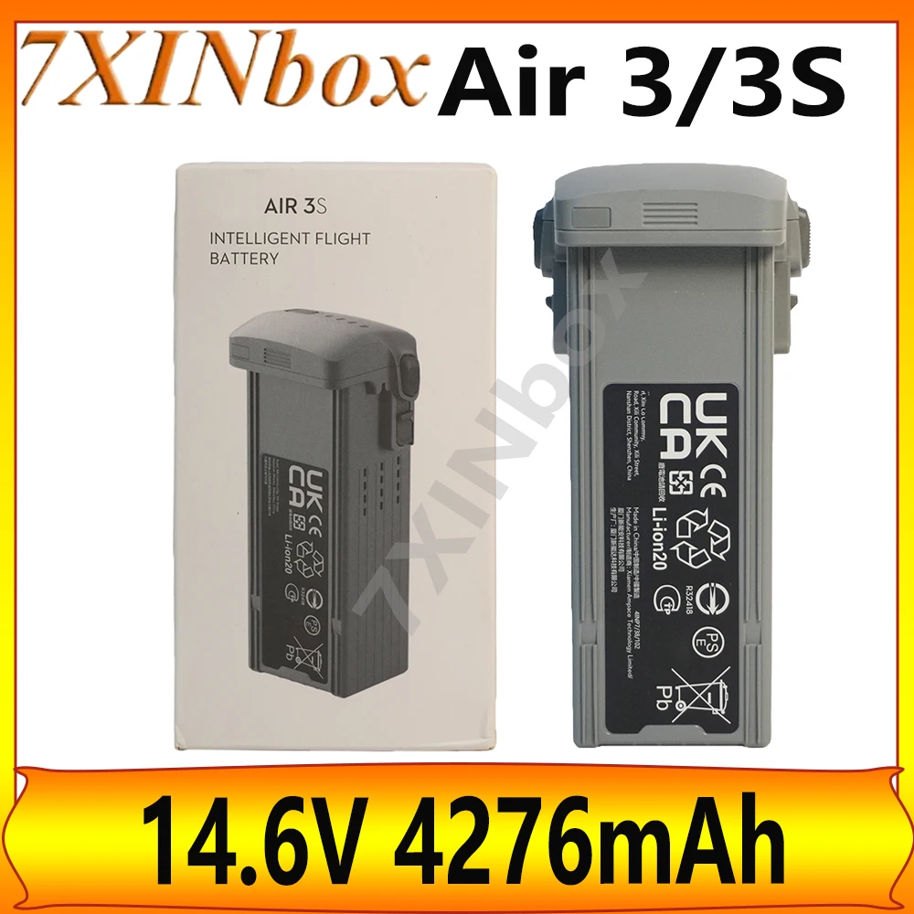 

7XINbox 4276mAh Air 3/3S Intelligent Battery For DJI Air 3 / Air 3S Drone Flight Time 45 Minutes Flight Battery Accessorie