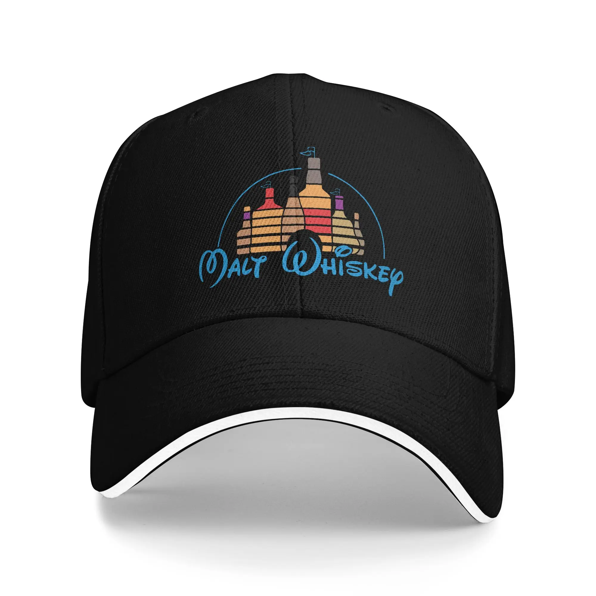 Malt Whiskey Sandwich Caps Alcohol Drinking Whisky Geek Dad Gift Cap Sports Cap Adjustable Snapback Caps Baseball Caps Summer