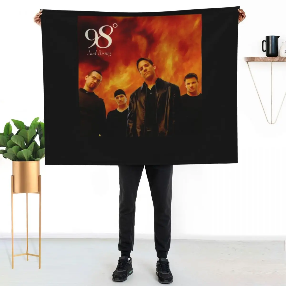 the best boyband 98 degrees Classic Throw Blanket Sleeping Bag Vintage Warm Bed Decorative Beds Blankets